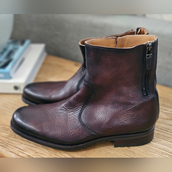 Magnanni Zip Chelsea Boots Made In Spain Leather 11